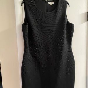 Calvin Klein black dress with sequins size 16